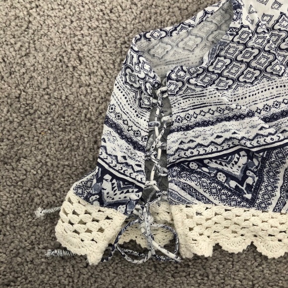 Patterned Cropped Tank - Picture 2 of 4